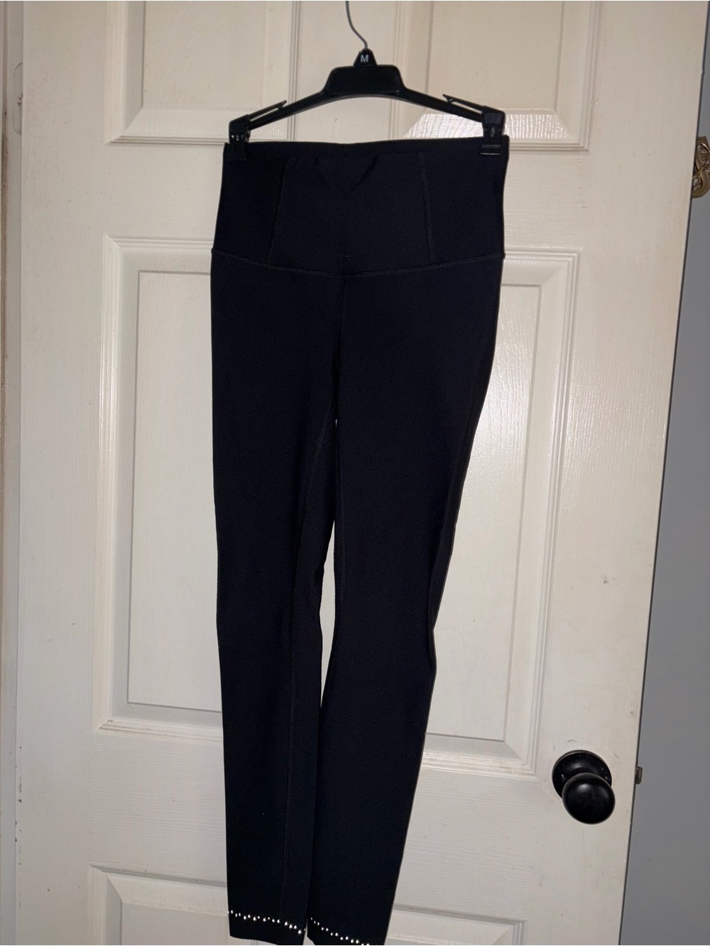 lululemon athletica Black High-Waist Skinny Reflective yoga